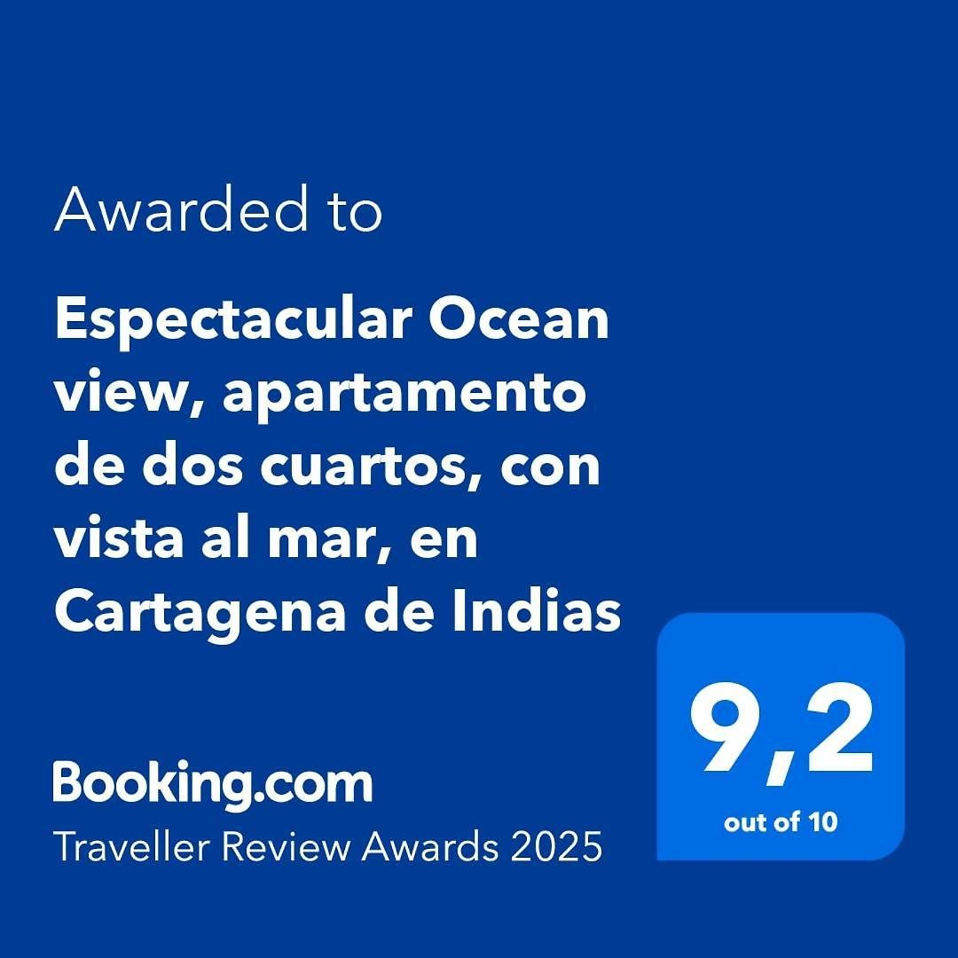 Apartamento Espectacular Ocean View, De Dos Cuartos, Con Vista Al Mar, En De Indias Cartagena