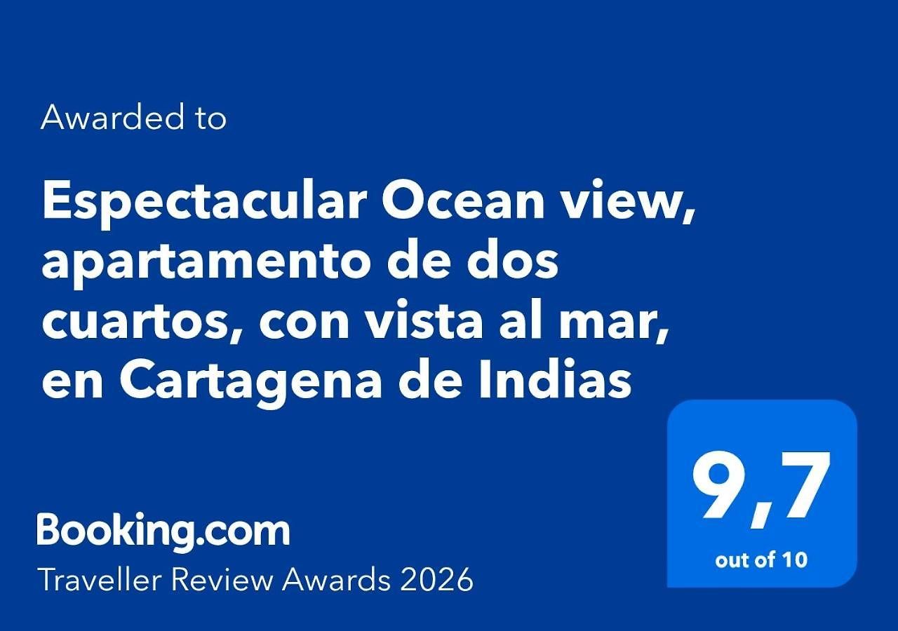 Espectacular Ocean View, De Dos Cuartos, Con Vista Al Mar, En De Indias Cartagena