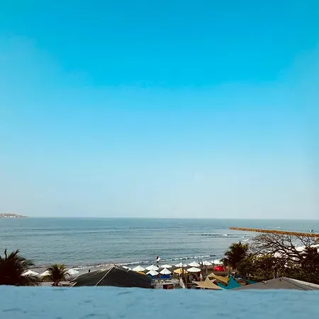 Espectacular Ocean View, De Dos Cuartos, Con Vista Al Mar, En De Indias Cartagena